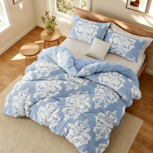 Burnout Baskılı Flanel Kışlık Yorgan, Ultra Yumuşak Mikrofiber Destekli Bohem Peluş Yorgan, Sıcak Dört Mevsim Yatak Takımı